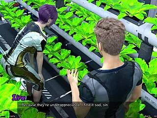 Stranded In Space Meeting Shy Emo Girl With Cute Outfit