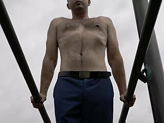 Gay Men Strip And Cum Outdoor