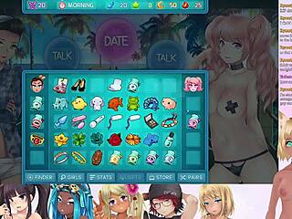 Vtuber Lewdneko's Lesbian Double Date