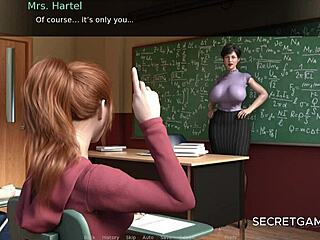 Ei, quer ver uma futa de pau gigante gozando dentro de uma milf em 3D?