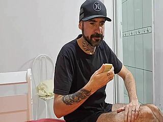 Old Man Plays Domino With Stepdaughter Without Panties