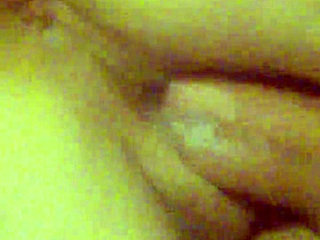 Pumping cum creampie into wet cunt