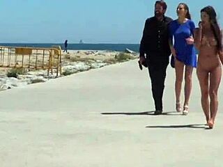 petite spanish slave walked in public