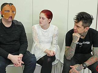 Hey, why is this bound whore gagging while getting toyed so rough?