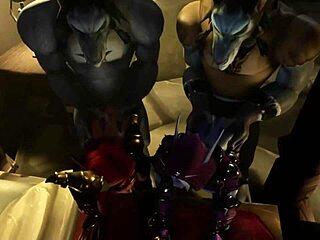 ever wondered about an elf and werewolf wild orgy in 3d?