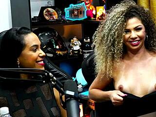 DANI MOTTA REVEALS NATURAL TITS IN PODCAST, PRESENTER AROUSED