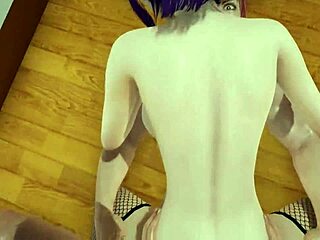 konan bent over in threesome double penetration with cumshot