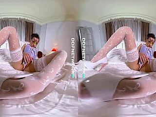 watch sasha rose finger fuck herself in virtual reality