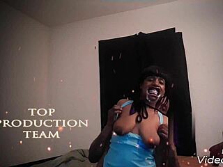 Funny sex face in cosplay