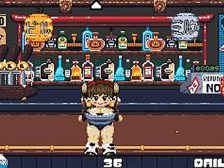 Riding in cute hentai game with giant boobs! 🍈