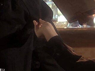 bartender gets a cock ride from hot blonde in black lingerie with perfect ass - kylee reese