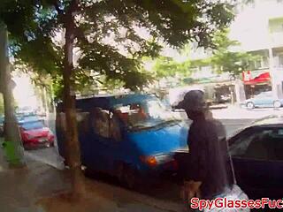 Picked Up Euro Sweetie Gets Jizzed on Small Tits in Voyeur Reality