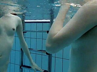 Anna Netrebko and Lada Poleshuk Explore Wet Lesbian Desires in Underwater Bikini Play