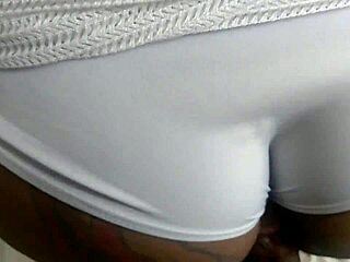 Nut on a bubble butt twerking ass from pov