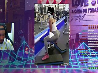 Brazilian solo performer shows softcore in web chat season 2 episode 3.