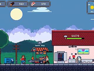 in the deep forest love hotel, the asian dancer gets multiple creampies in this hentai game