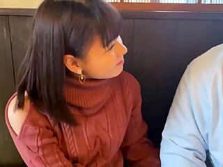 Asiatisk Hemmagjord Hårdknull Med Hund Och Cowgirl Ridning