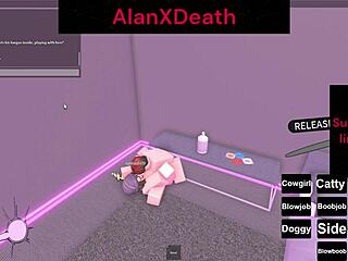 I made her orgasm in roblox with cock and pussy play