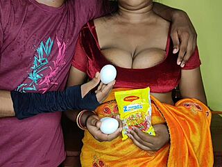 Stepmother Cooking, Stepson Goes Wild Over Her Hairy Ass in Crazy Ride