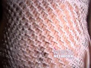 Cute Coed Fingers Herself Before Night Out