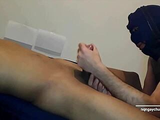 Tomas gets sucked and rimmed!