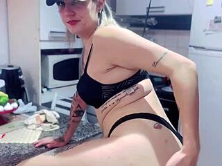 cuckold went to work, i stayed home alone. called my monster cock lover for teacher blowjob fantasy. 😉