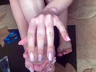 Amazing Footjob For My Favourite Dildo