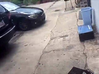 London Ebony Queen Fucks Benji Bands In Booth