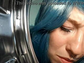 My Fat Big Ass Step-Mom Got Stuck in the Washing Machine for Monster Cock Squirting Roleplay