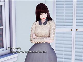 What is my real desire in this erotic scene with the Indian brunette?