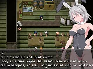 grace explores the labyrinth town in this anime game