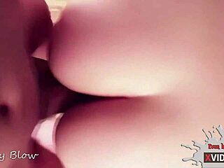 Close-Up Amateur Couple In Doggy Bareback From His View