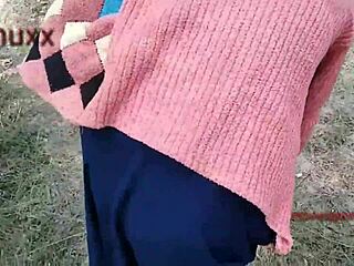 I Feel So Connected Fucking My Teen 18+ Girlfriend Shalini in Outdoor Jungle Close-Up