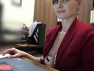 Jeny Smith Strips Naked at New Job for Hidden Cam Prank