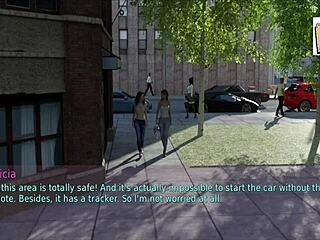 A wife and stepmother in erotic game scenario