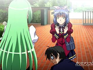 school anime episode 01 features a strong line about being the lowest scum in this japanese cartoon series