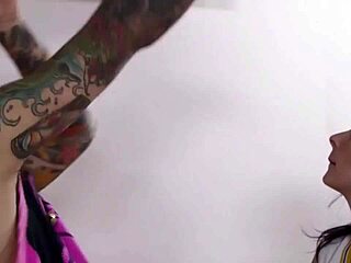 Extreme punk encounter with famous fetish model on the floor