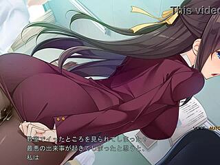 Oh gosh, I-I mean, this Chikan Ochi thing with Shinri Counselor Meika no Shinryou Kiroku, like Natsumi 01 in black stockings... wait, blowjob? Uh, nevermind!