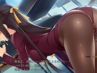 Oh gosh, I-I mean, this Chikan Ochi thing with Shinri Counselor Meika no Shinryou Kiroku, like Natsumi 01 in black stockings... wait, blowjob? Uh, nevermind!