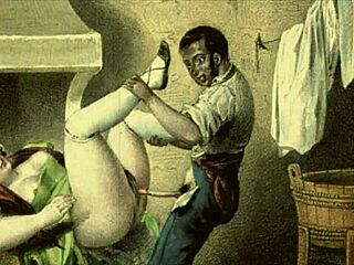 Ilustración erótica vintage despierta fantasías locas con encanto anime retro