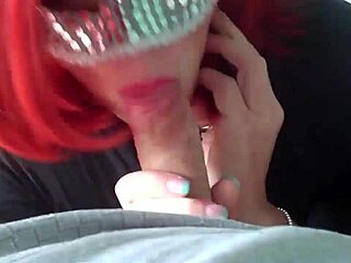 you gotta see this redhead amateur wife sucking big dick?