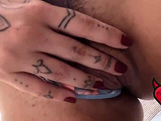 Loupan arrombando minha pepeka peluda e meu cuzinho gostoso com big tits, tattoo, anal, ass, assfucking, boobs, tits, cum, cumshot