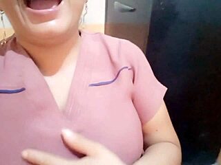 Secretary seduces coworker with dirty pranks