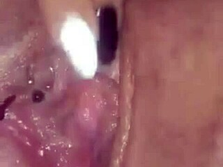 hot wife masturbating with dildo