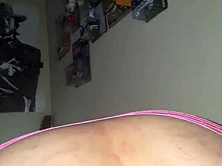 in this video from 2016, she masturbates and gets assfucked hard