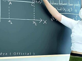 beautiful teacher loves banging her ass behind