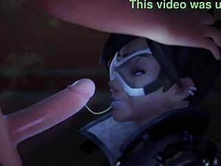 Spa with tracer in anime cartoon style