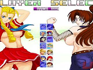 tqh 0 mai team battles chunli team in anime hentai clash.