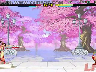 tqh 0 mai team battles chunli team in anime hentai clash.