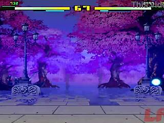 tqh 0 mai team battles chunli team in anime hentai clash.